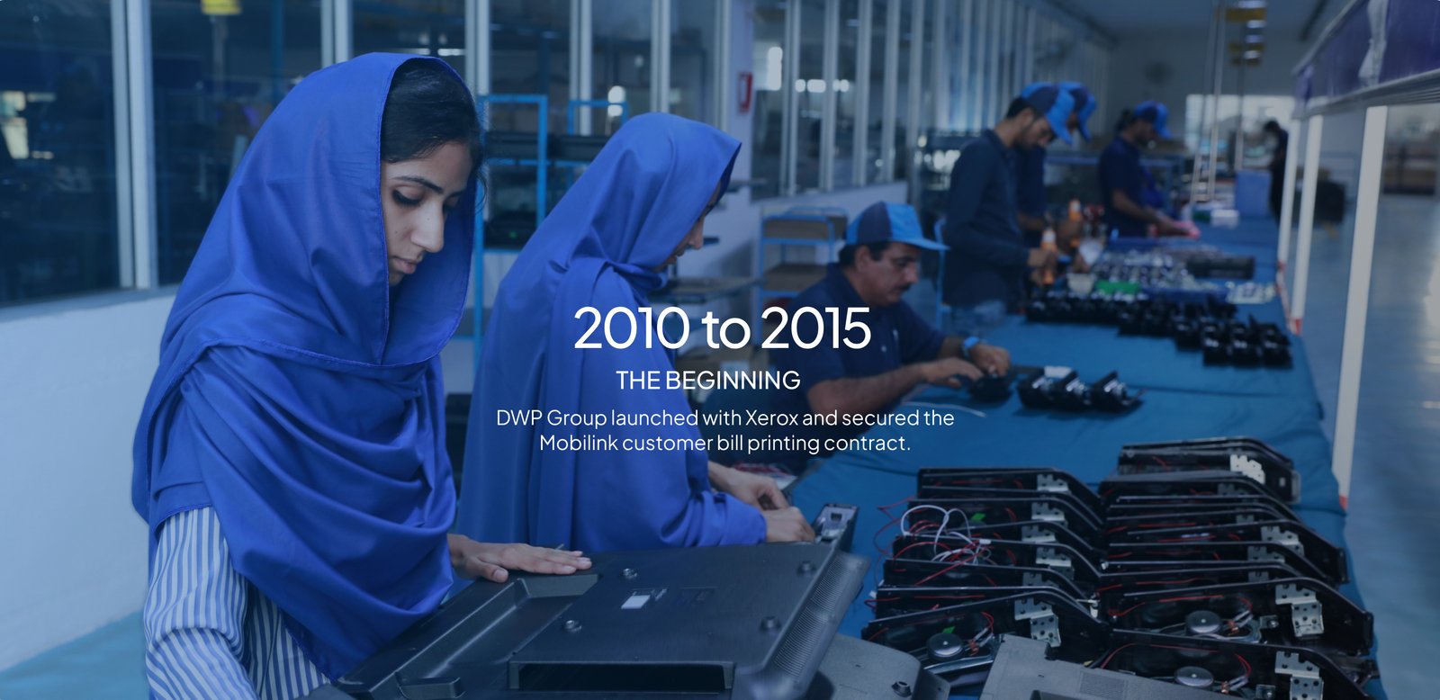 DWP history from 2010 to 2015